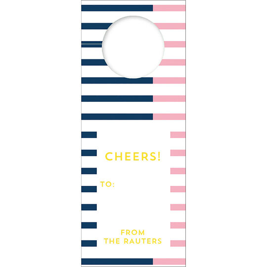 Pink Twice As Nice Wine Tags